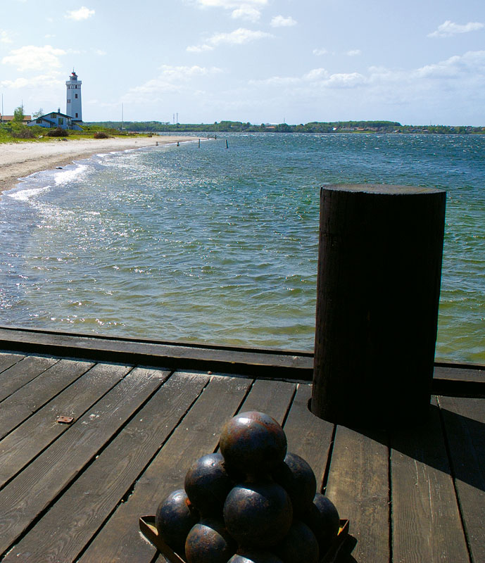 dyk ved Strib Havnemole med GoDive